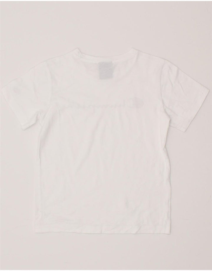 CHAMPION Boys Graphic T-Shirt Top 7-8 Years Small White Vintage Champion and Second-Hand Champion from Messina Hembry 