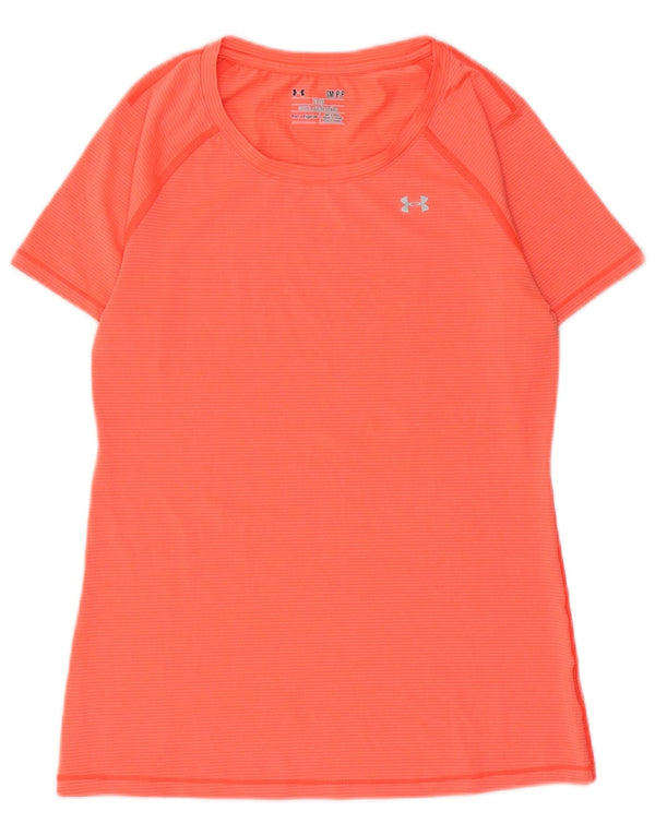 Under Armour ženska majica kratkih rukava Heat Gear Top UK 10 Mali narančasti poliester