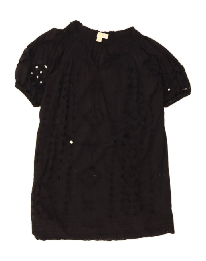 MICHAEL KORS Womens Basic Dress UK 14 Medium Black Cotton Vintage Michael Kors and Second-Hand Michael Kors from Messina Hembry 