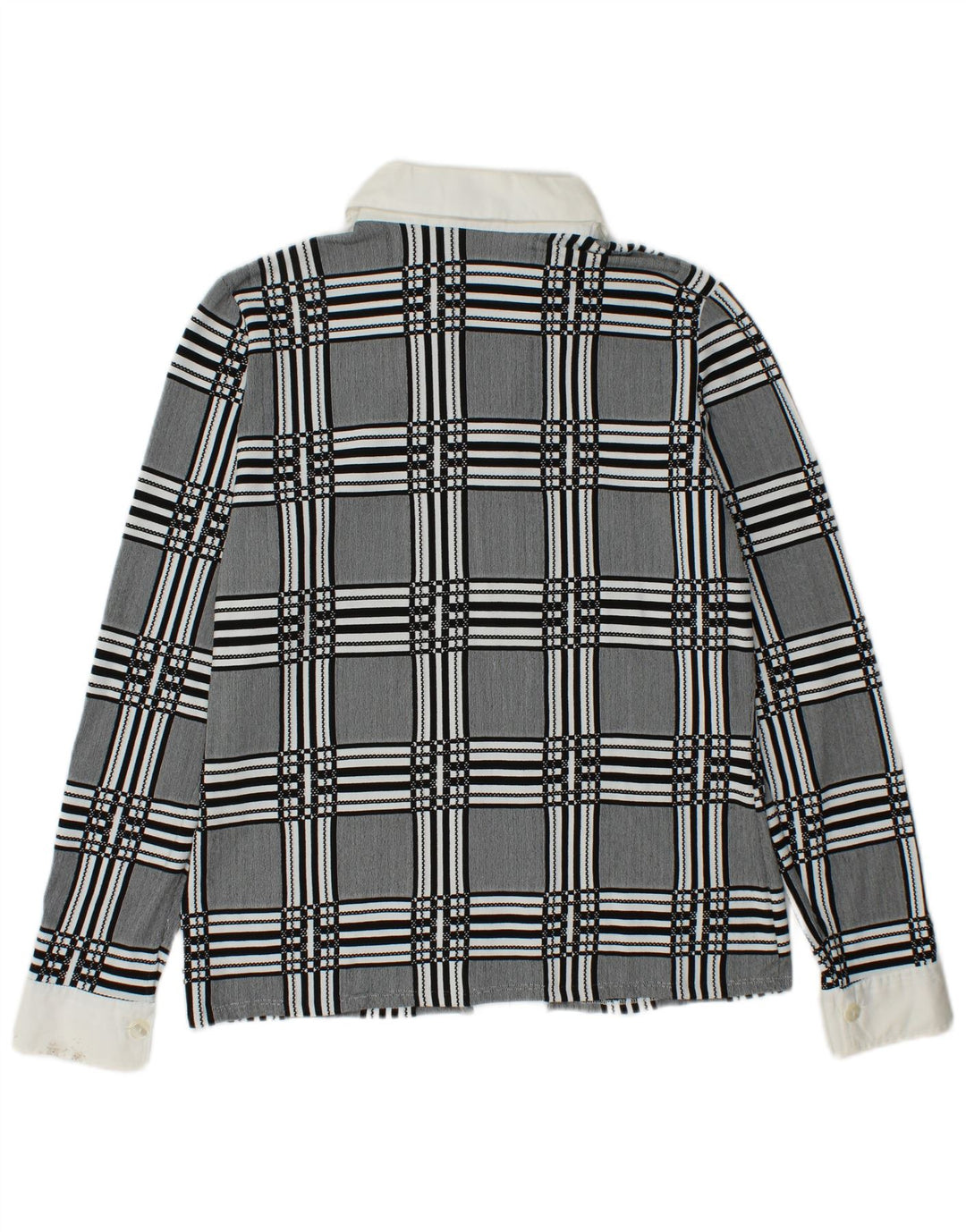 NARACAMICIE Ženska košulja s dvostrukim kopčanjem UK 14 srednje siva karirana