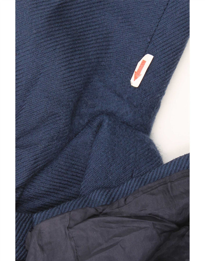 Luisa Spagnoli Ženska jakna s 5 gumba IT 46 Large Blue Virgin Wool