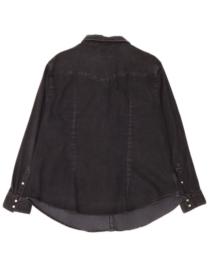Levi's ženska traper košulja UK 20 2XL crni pamuk