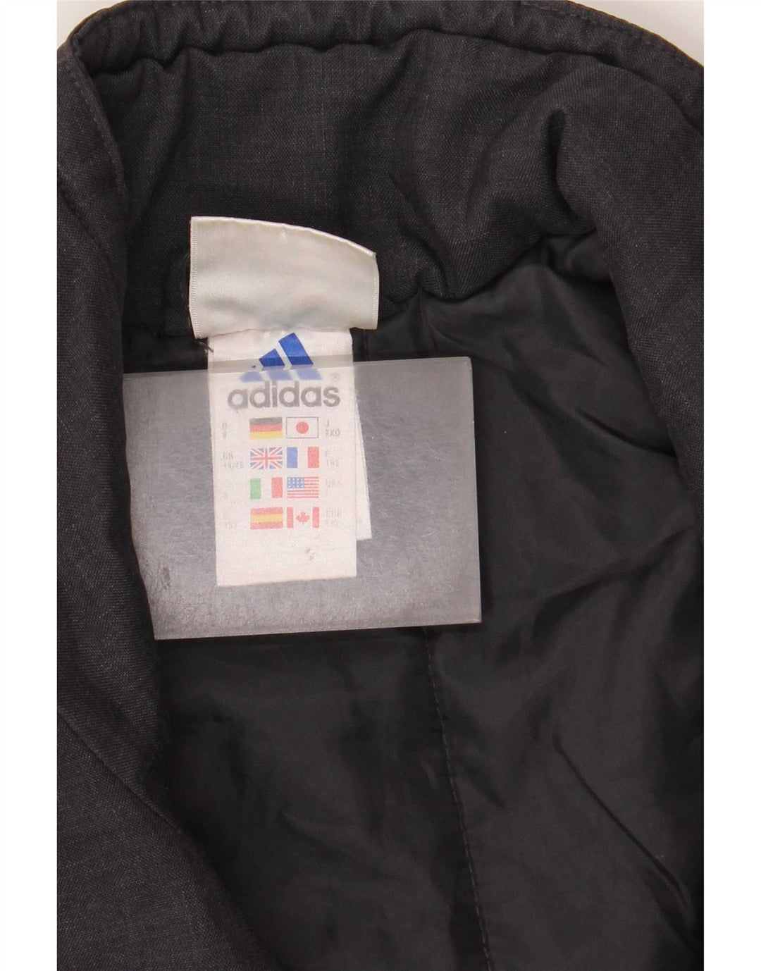 Adidas muška pomoćna jakna UK 44/46 veliki crni poliester