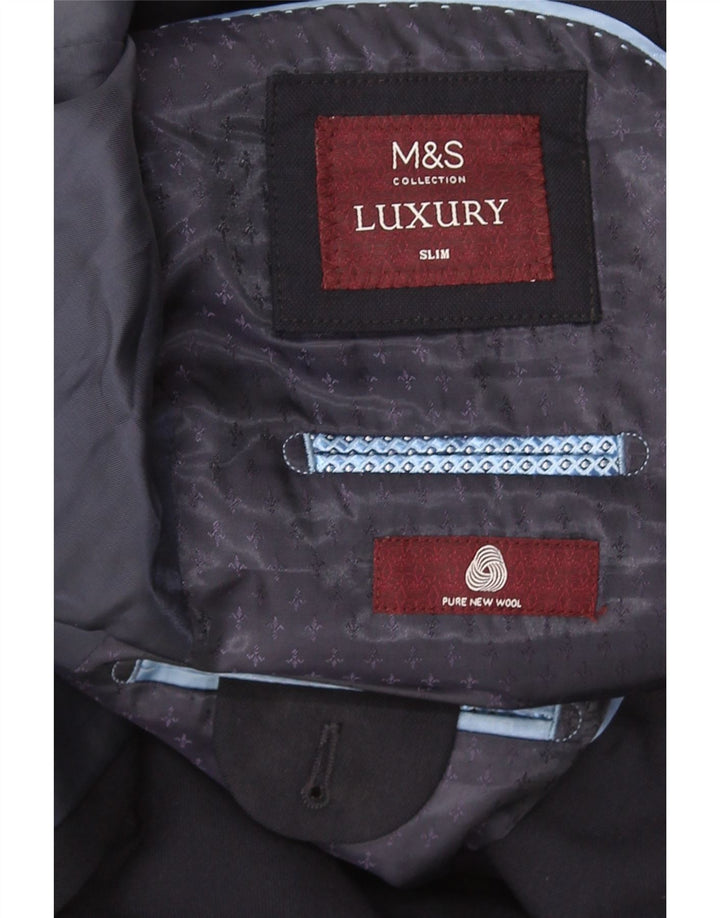 Marks & Spencer muška uska jakna sa 2 gumba UK 38 srednje tamnoplava