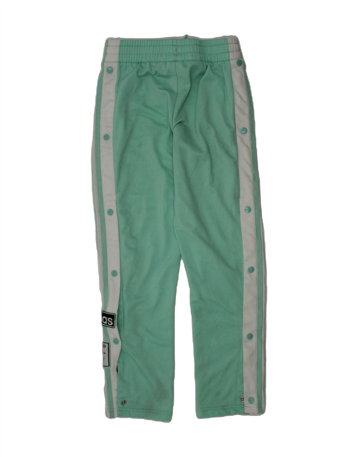 ADIDAS Girls Graphic Tracksuit Trousers 9-10 Years  Turquoise Colourblock Vintage Adidas and Second-Hand Adidas from Messina Hembry 