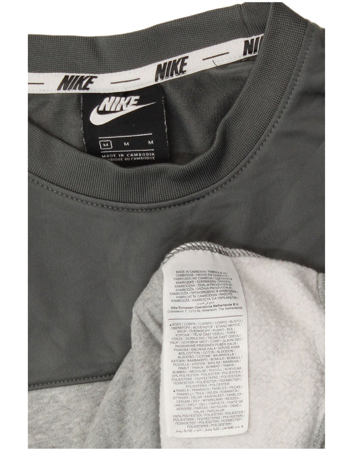 Nike muška trenirka s grafičkim motivima, srednje sivi, pamuk