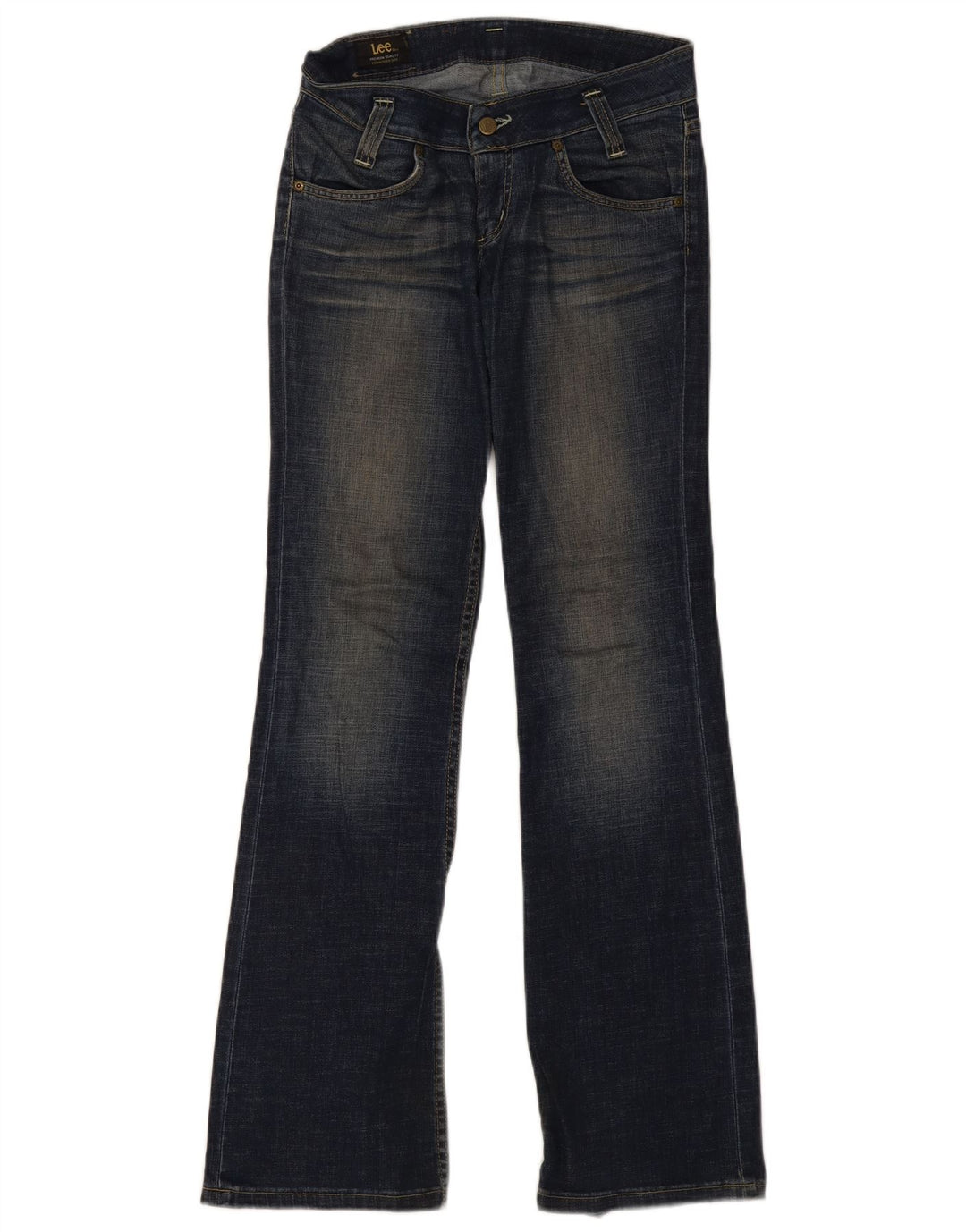 Lee ženske traperice Leola Bootcut W28 L32 tamnoplavi pamuk