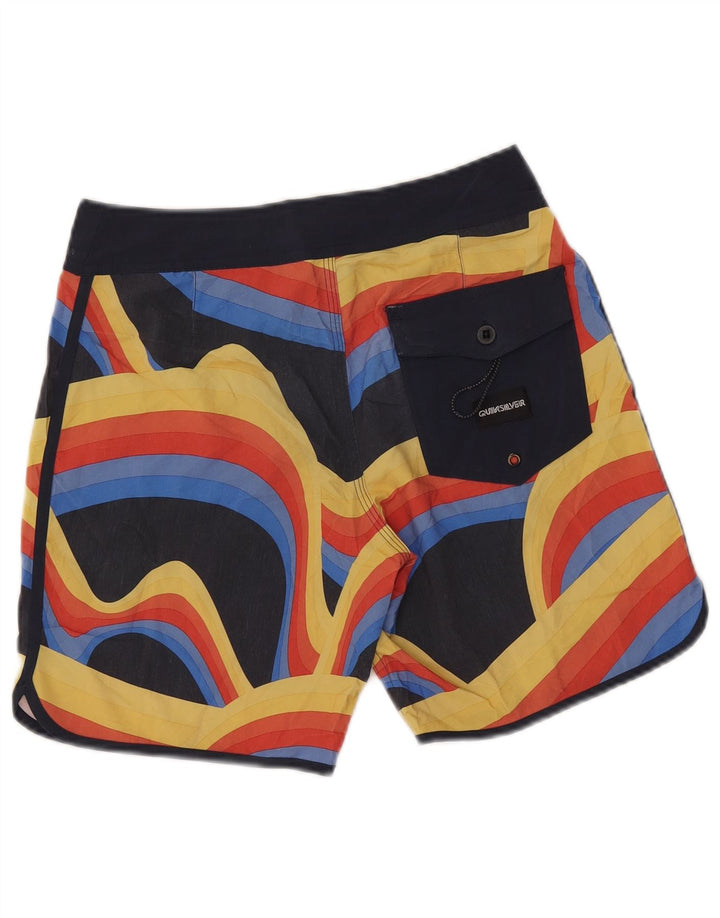 Quiksilver muške kratke hlače za plivanje male raznobojne pruge od poliestera