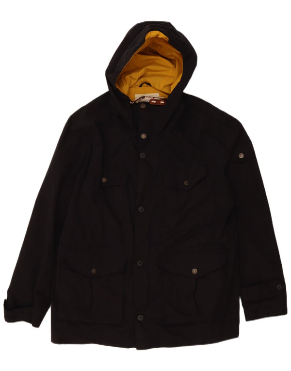 Fat Face muška pomoćna jakna s kapuljačom UK 44 2XL tamnoplavi poliester