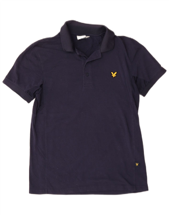 Lyle & Scott muška polo majica mala tamnoplava pamuk