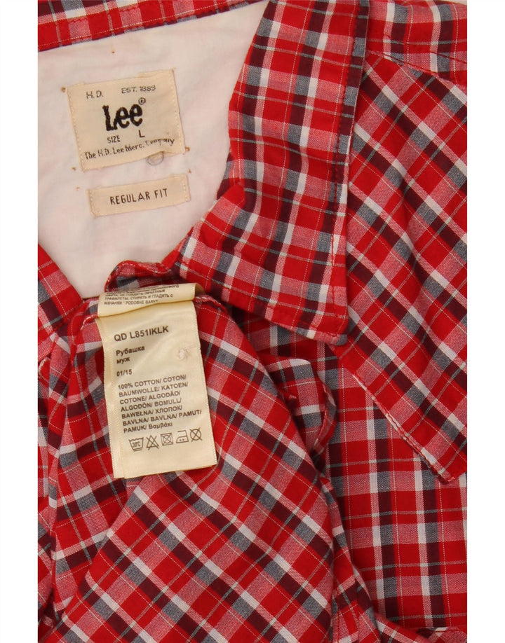 Levi's muška majica standardnog kroja, veliki crveni karirani pamuk