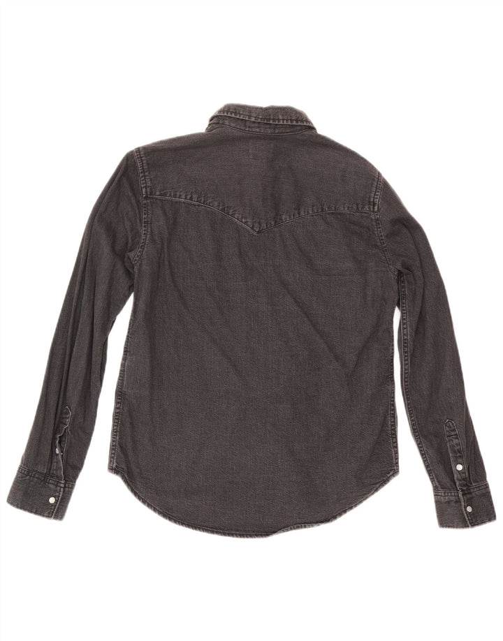 Levi's ženska traper košulja UK 10 Mala crna pamuk