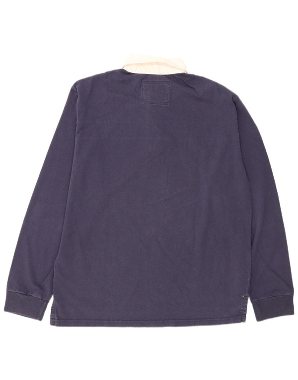 Woolrich muška grafička ragbi polo majica velika tamnoplava boja