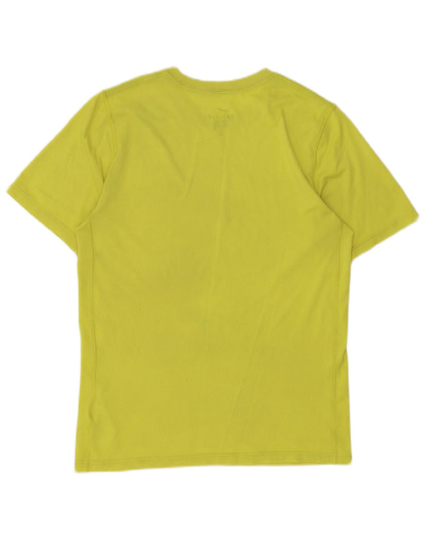 Nike Dri Fit majica kratkih rukava, mali žuti poliester