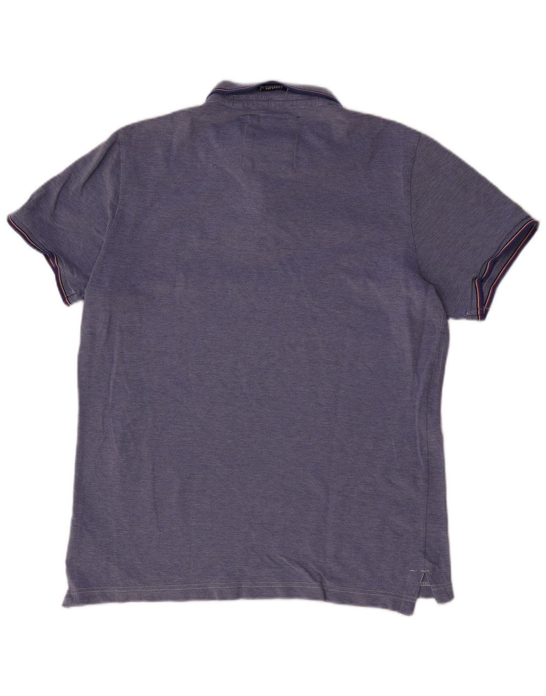 SUPERDRY muška polo majica 2XL plavi pamuk