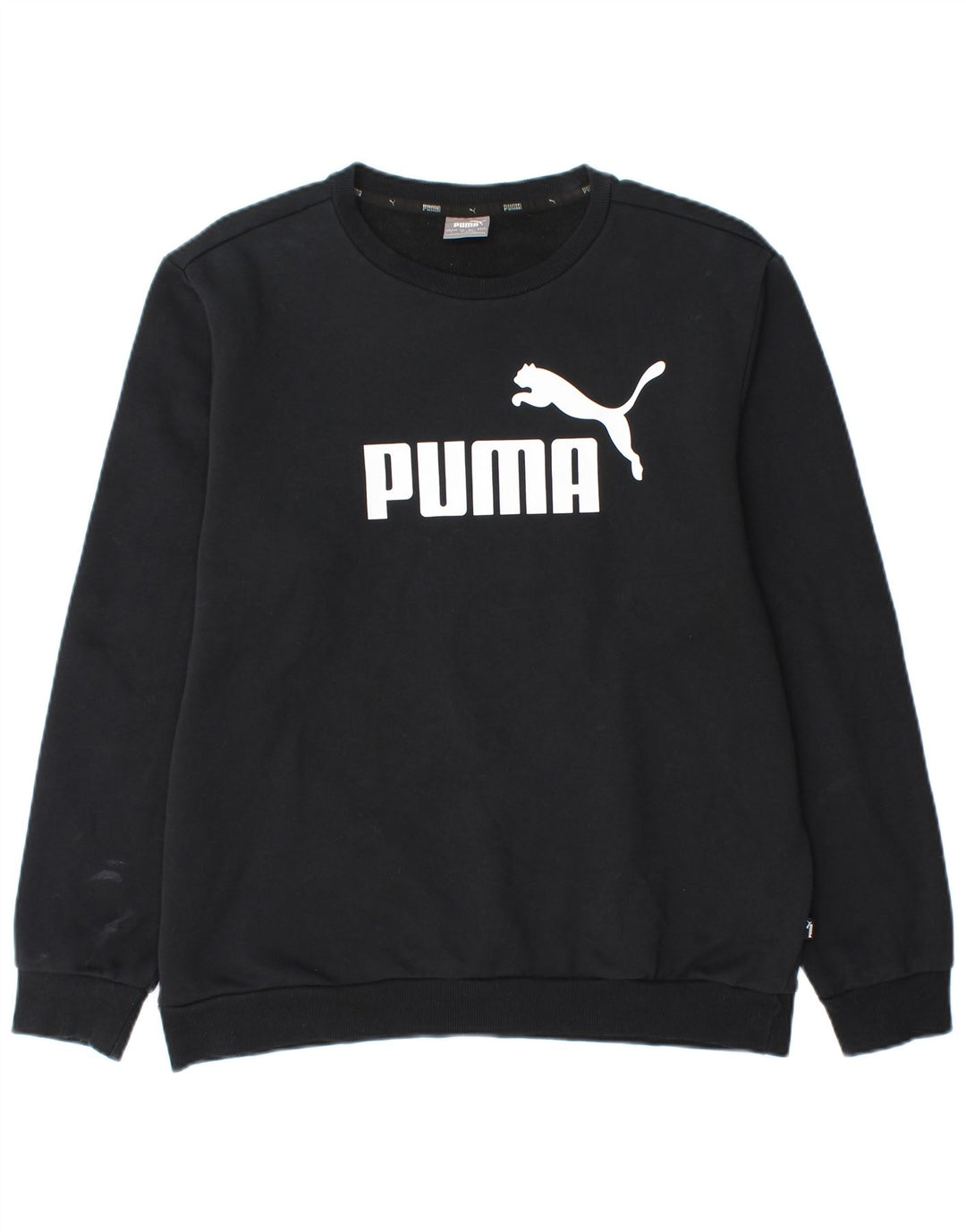 Puma muška majica s grafičkim motivima, veliki crni pamuk