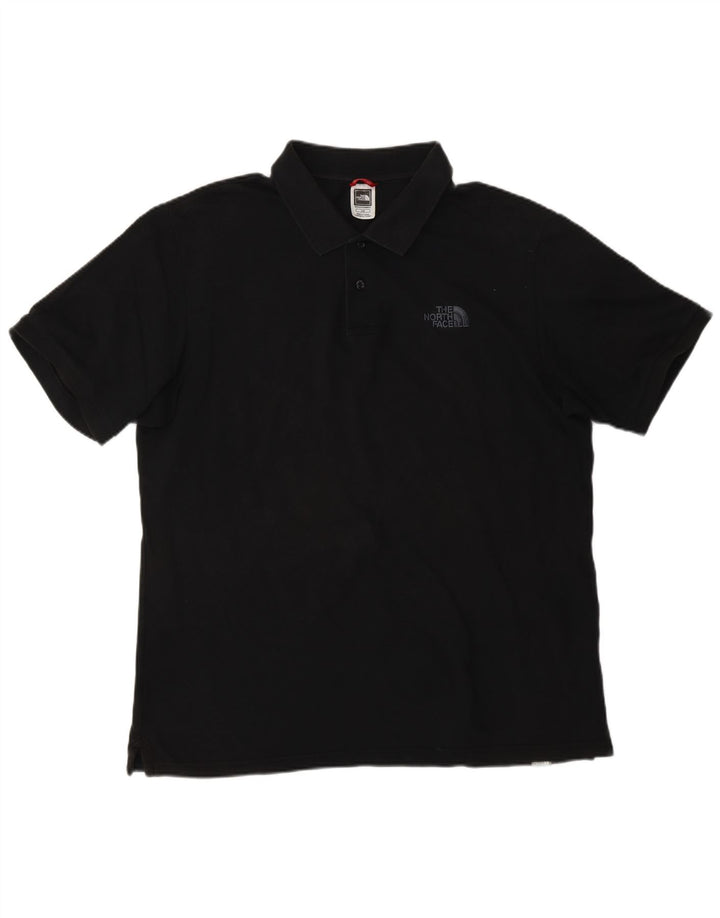 THE NORTH FACE Velika muška polo majica, crni pamuk