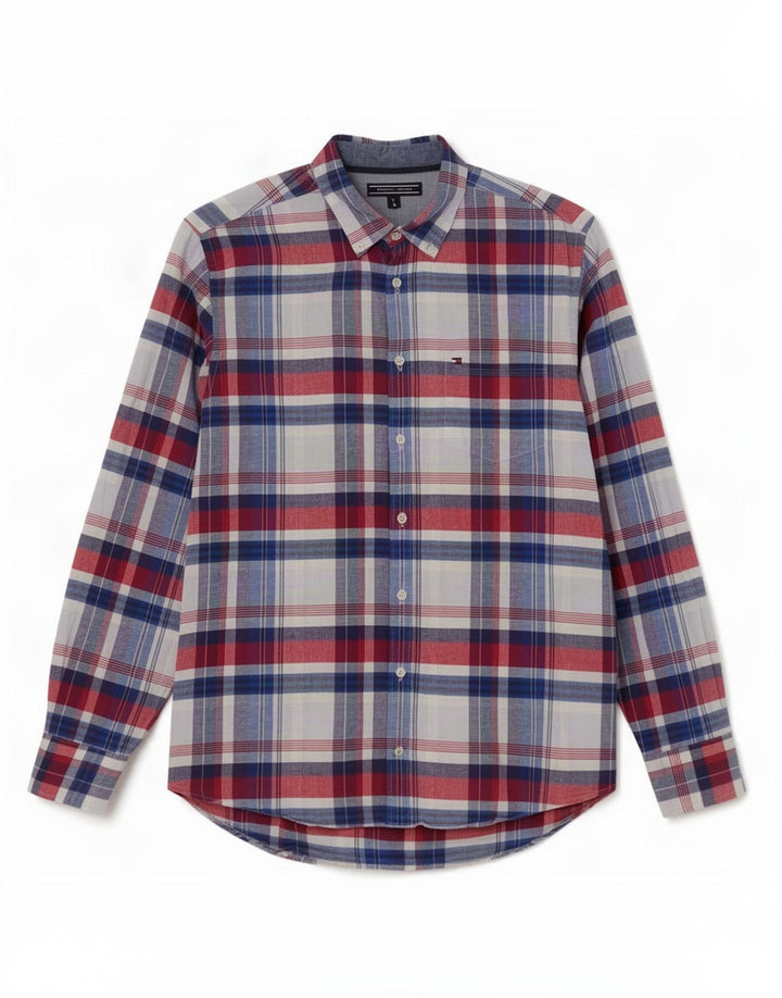 Tommy Hilfiger muška košulja Srednje plavi karirani pamuk