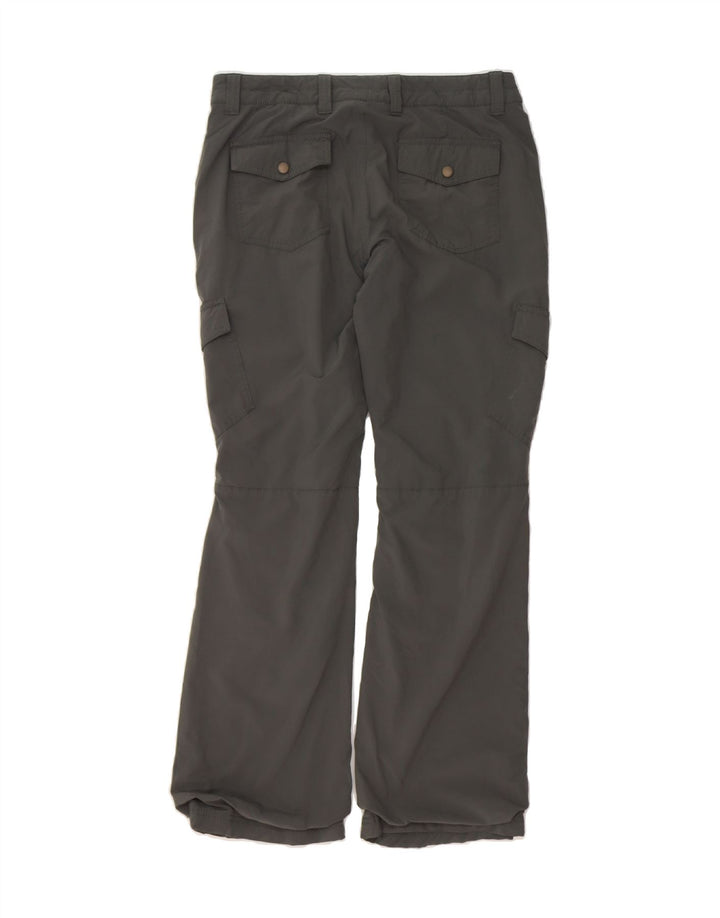 EDDIE BAUER Womens Straight Cargo Trousers US 4 Small W32 L30 Grey Vintage Eddie Bauer and Second-Hand Eddie Bauer from Messina Hembry 