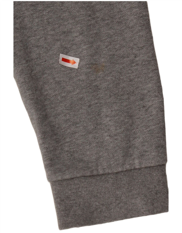 ADIDAS muška majica s kapuljačom, srednje sivi flekasti pamuk