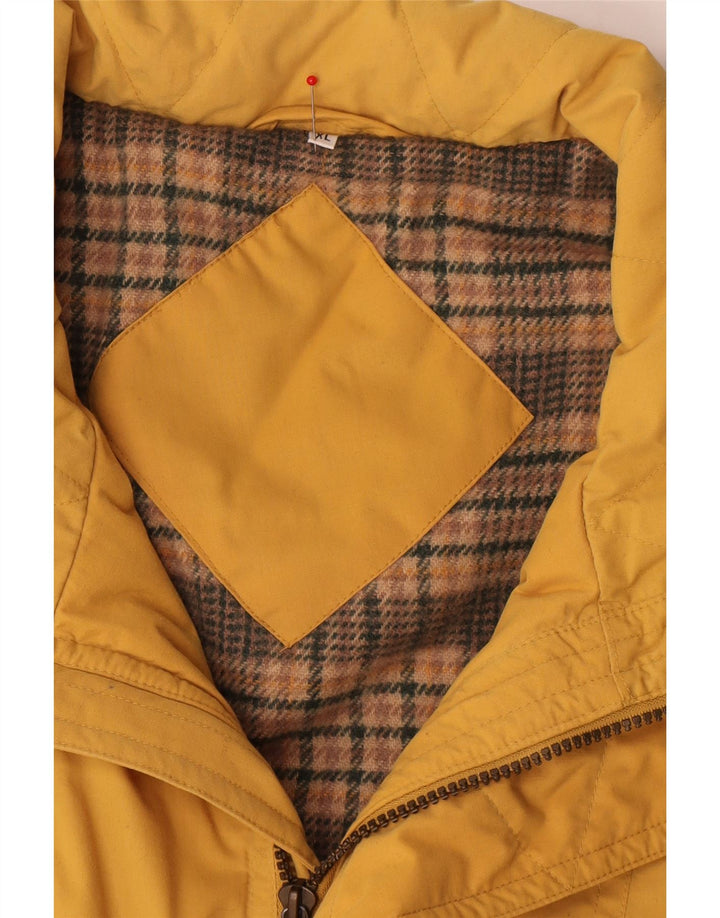 Vintage muška uslužna jakna UK 42 XL žuti poliester