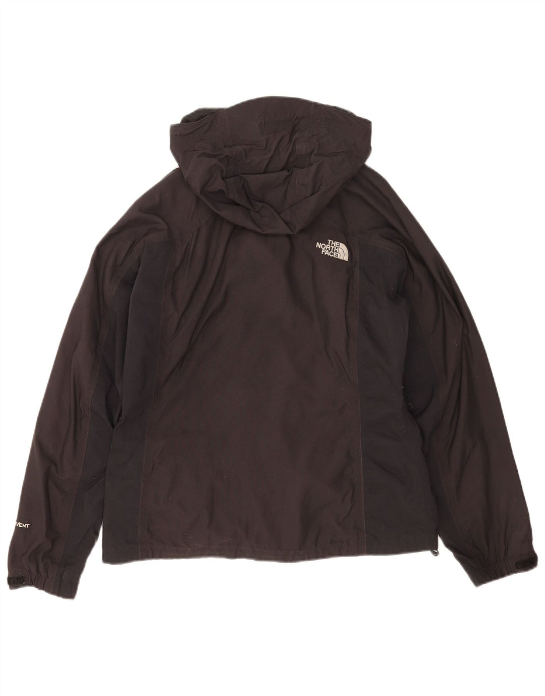 The North Face ženska kišna jakna s kapuljačom UK 12 Srednji crni najlon