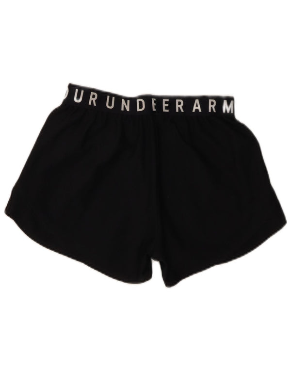 UNDER ARMOUR Ženske kratke sportske hlače s grafičkim motivima UK 4 XS crni poliester