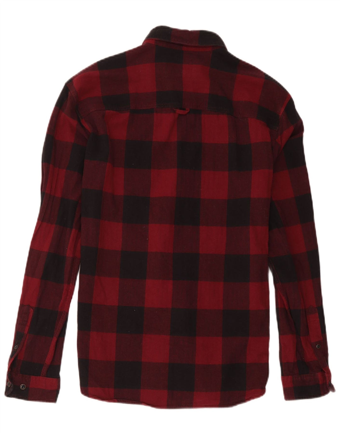 Jack & Jones muška flanelska košulja srednje crvene karirane pamučne boje