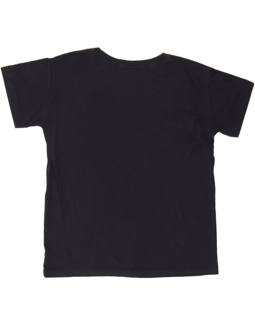 CHAMPION Womens Graphic T-Shirt Top UK 14 Medium Navy Blue Vintage Champion and Second-Hand Champion from Messina Hembry 