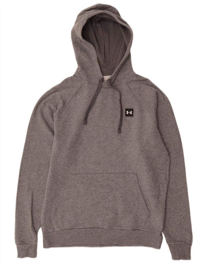 Under Armour muška majica s kapuljačom Cold Gear Srednje sivi pamuk