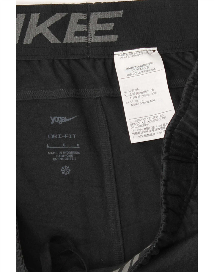 Nike Dri Fit Trenirka Hlače Joggers Large Grey Flecked Poliester
