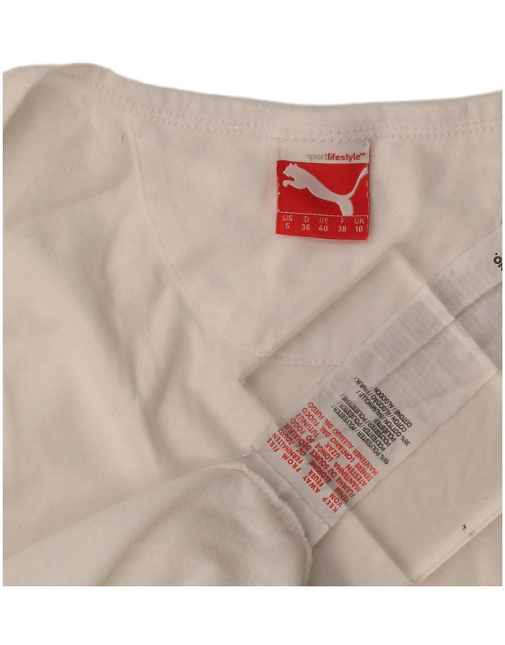 Puma ženski prsluk UK 10 mali bijeli poliester