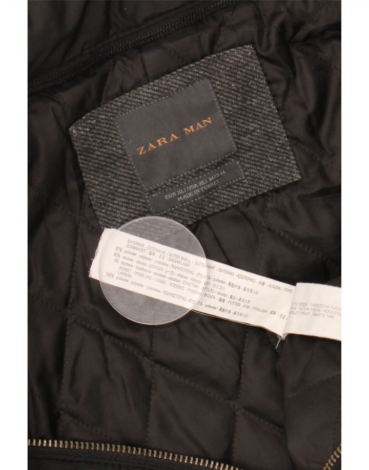 ZARA muški kaput UK 42 XL sivi poliester