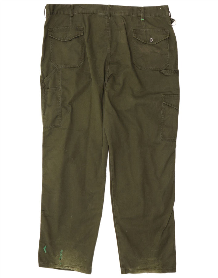 Dickies muške ravne kargo hlače W44 L31 zeleni poliester