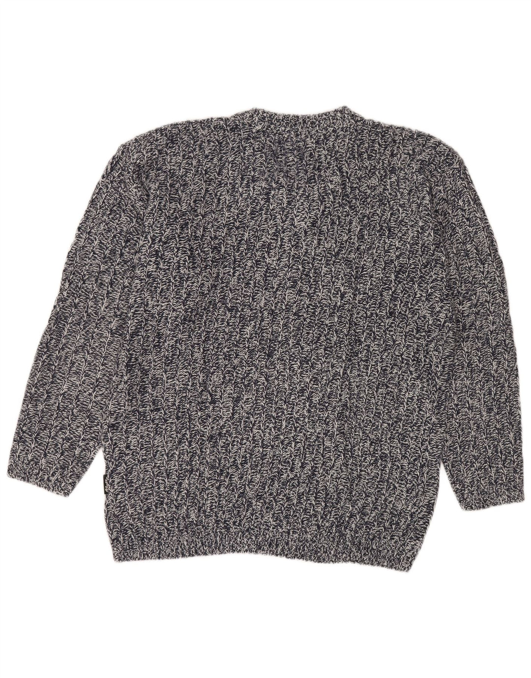 Lotto muški džemper s V-izrezom, veliki tamnoplavi prošarani akril