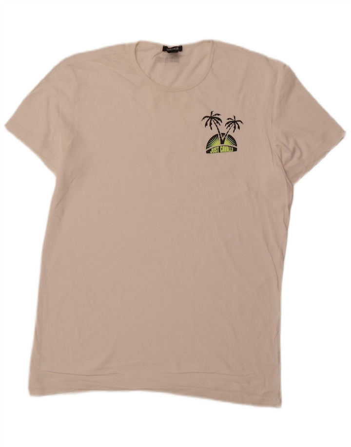 JUST CAVALLI Velika muška majica kratkih rukava, pamuk