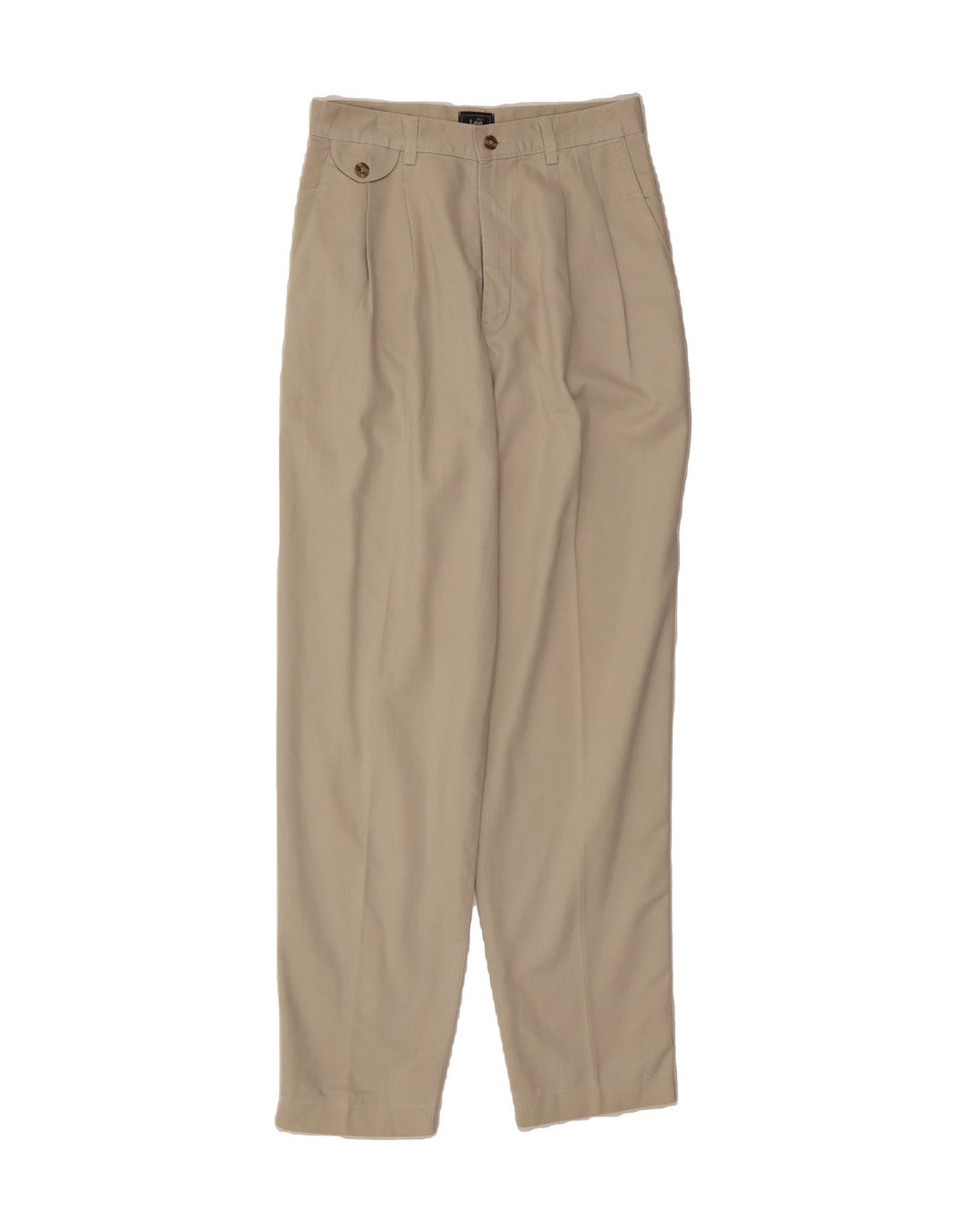 LEE Womens Pegged Casual Trousers W28 L30 Beige Vintage Lee and Second-Hand Lee from Messina Hembry 