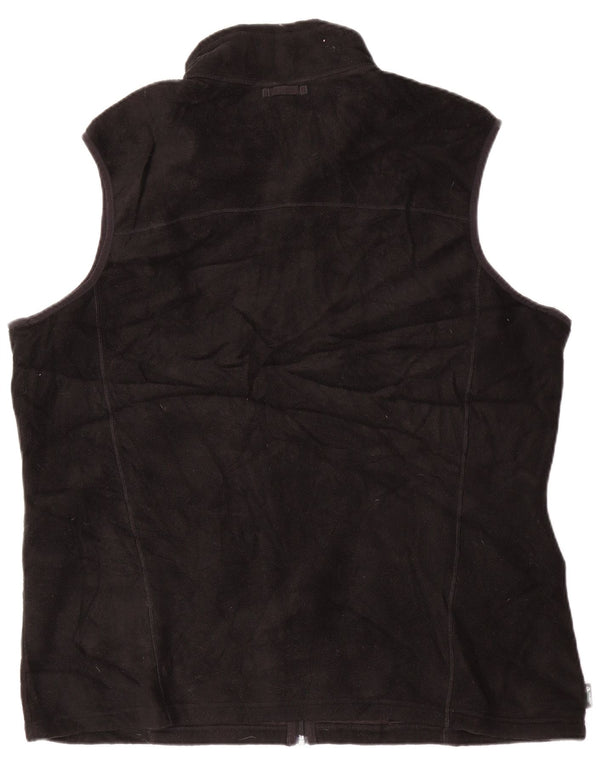 EDDIE BAUER Muška jakna od flisa s visokom postavom UK 42 XL crni poliester