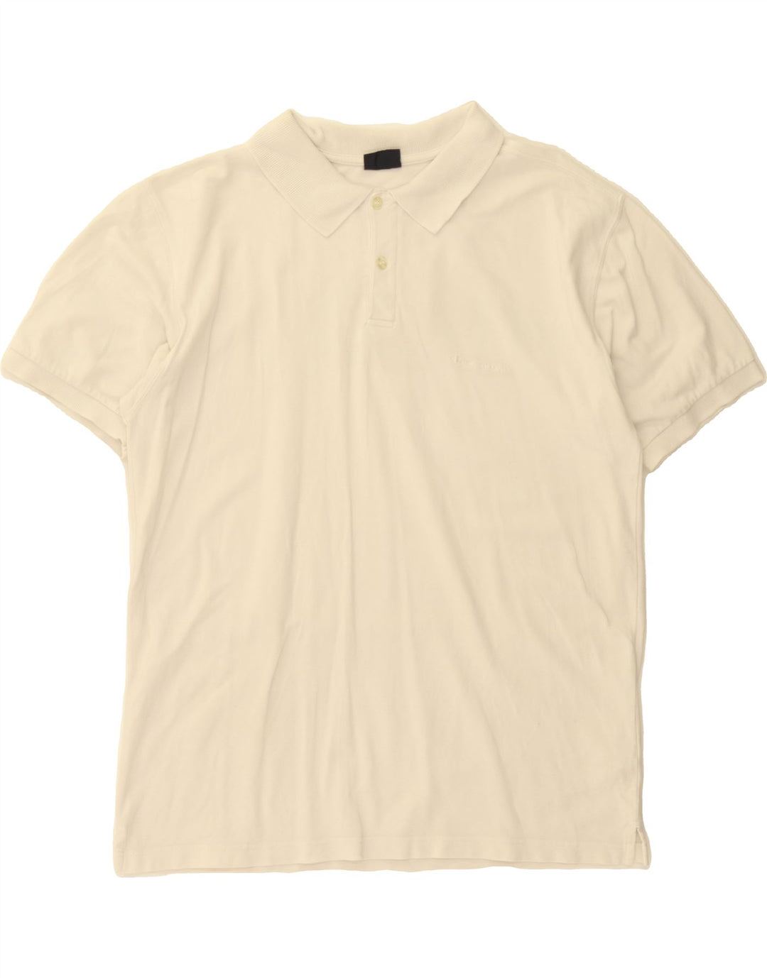 CHAMPION Mens Polo Shirt XL White Cotton Vintage Champion and Second-Hand Champion from Messina Hembry 