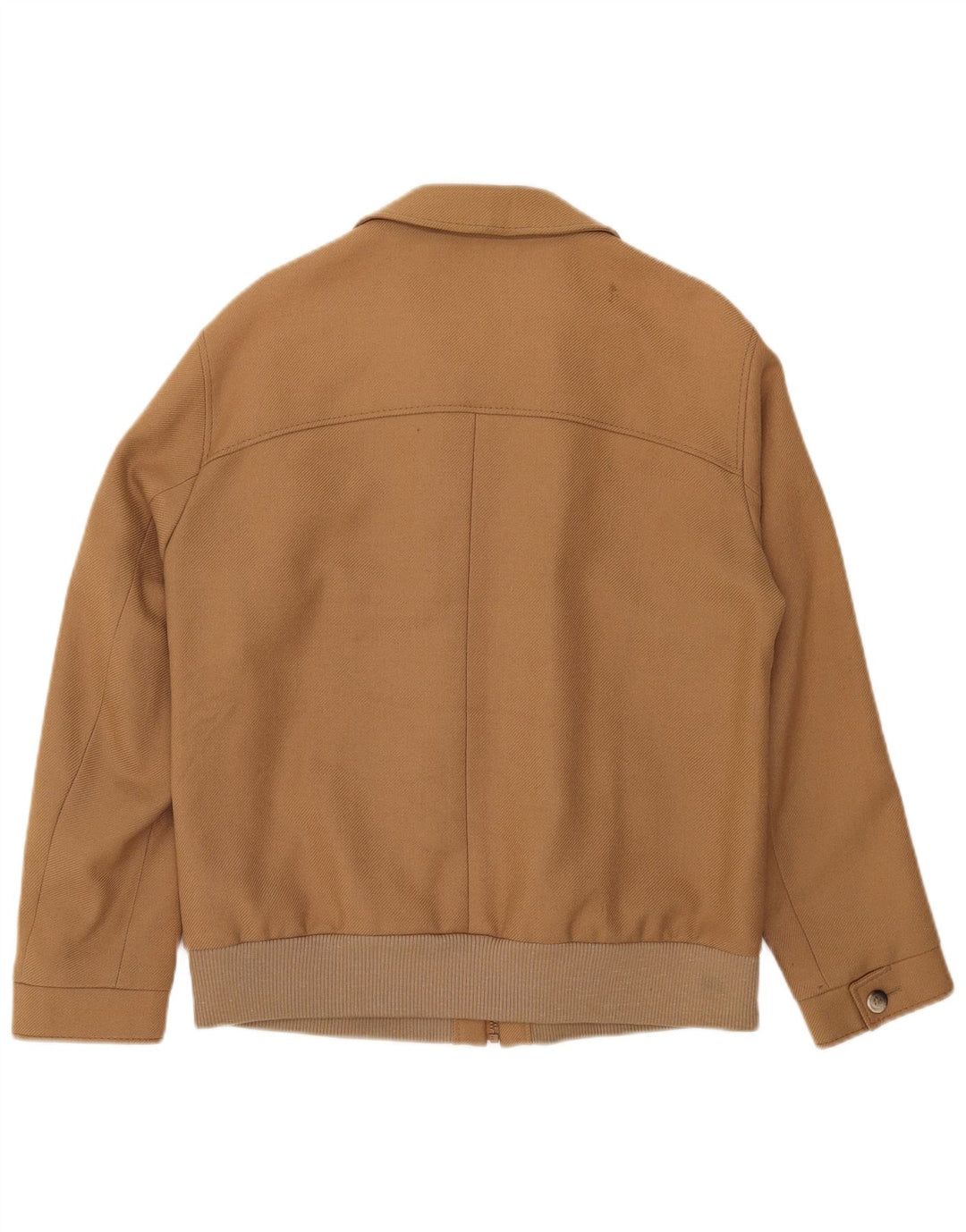 Vintage muška bomber jakna UK 38 Srednje bež Argyle/Dijamantna vuna