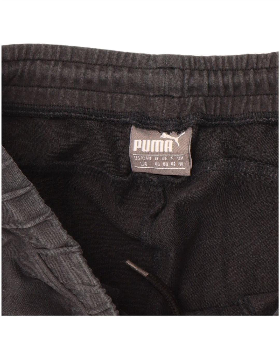 Puma ženske trenirke hlače Joggers UK 14 Srednje crni pamuk