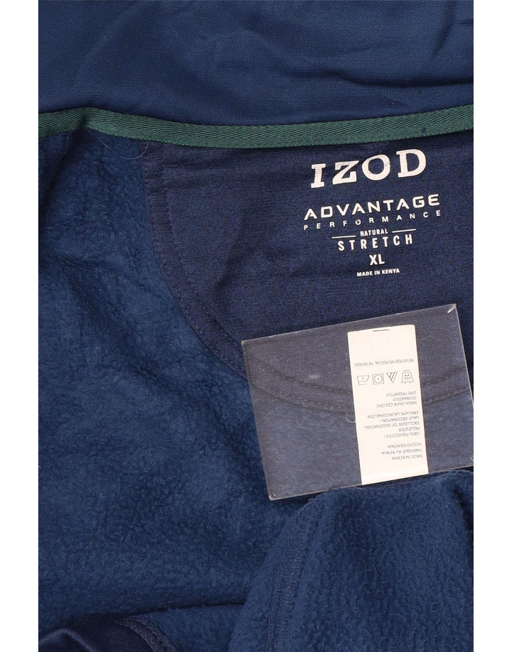 IZOD Muška trenirka bez rukava Gornja jakna XL tamnoplavi poliester