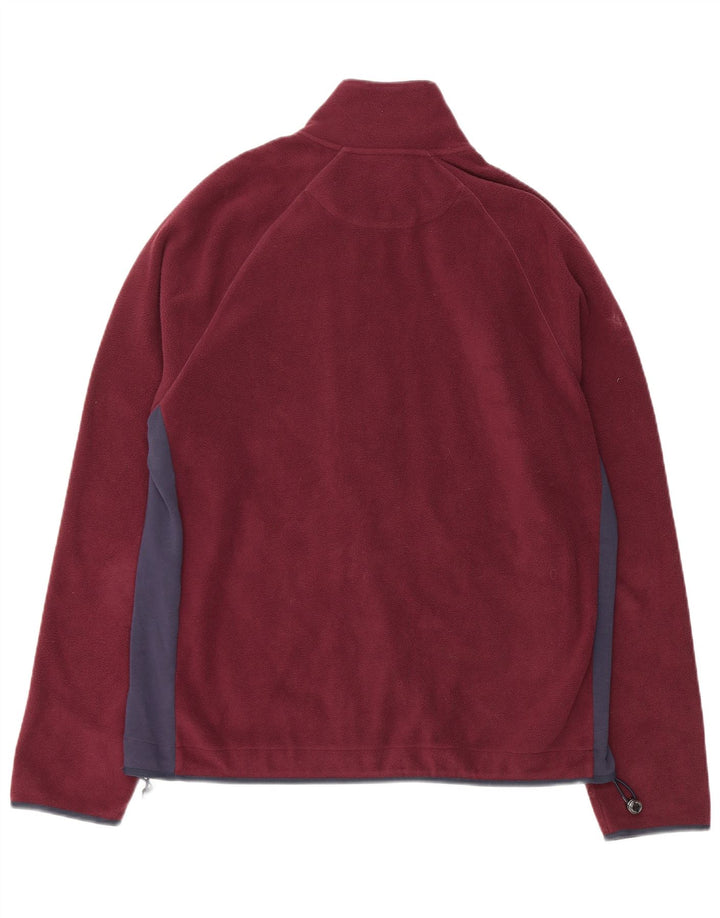 MICHAEL KORS Muška jakna od flisa UK 40 Large Burgundy Colourblock Poliester