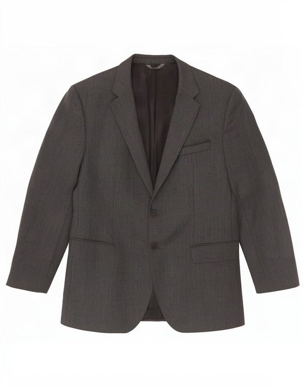 Hugo Boss muška jakna s 2 gumba EU 52 XL siva djevičanska vuna