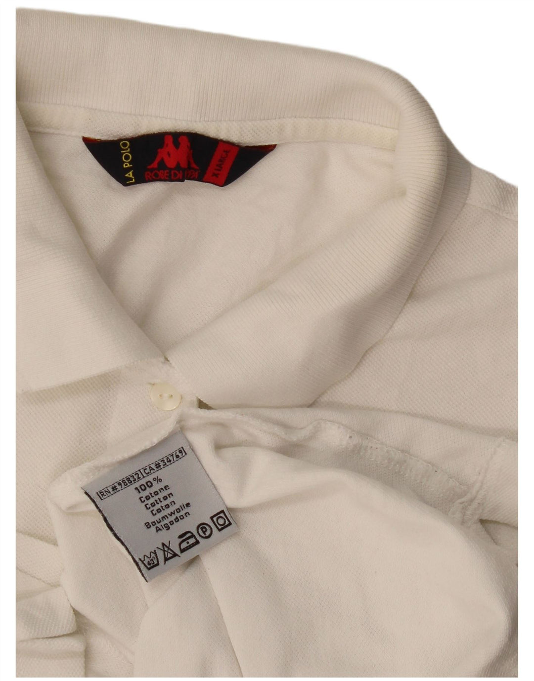 Kappa muška polo majica XL od bijelog pamuka