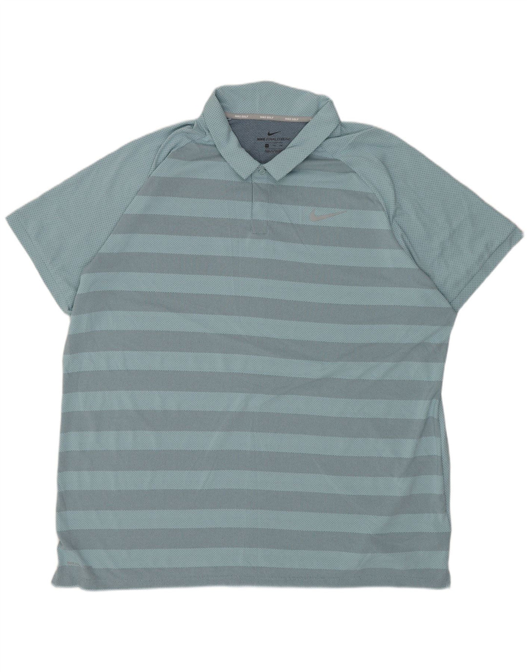 NIKE muška polo majica 2XL plavi prugasti poliester