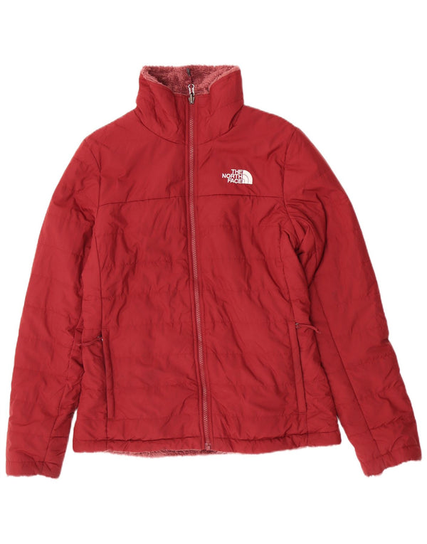 The North Face ženska reverzibilna podstavljena jakna UK10 Mala bordo