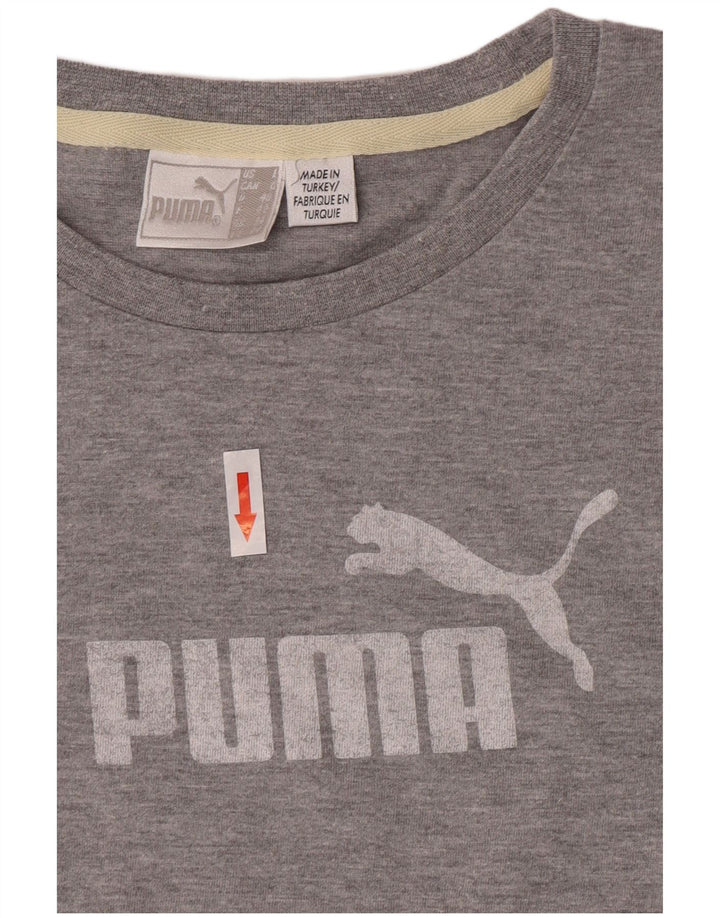 Puma ženska majica dugih rukava s grafikama UK 14 velika siva