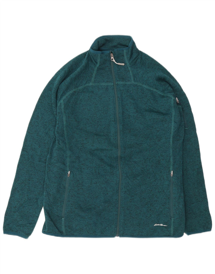 EDDIE BAUER Ženska gornja jakna trenirke UK 18 XL zeleni poliester