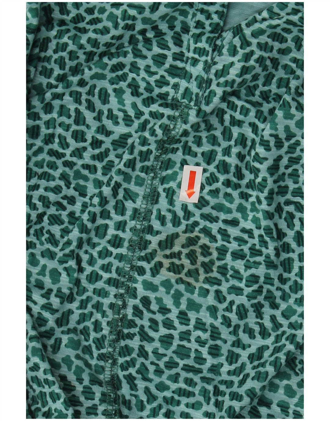 L.L.BEAN Ženska majica s 3/4 rukavima UK 22 3XL Zeleni životinjski print